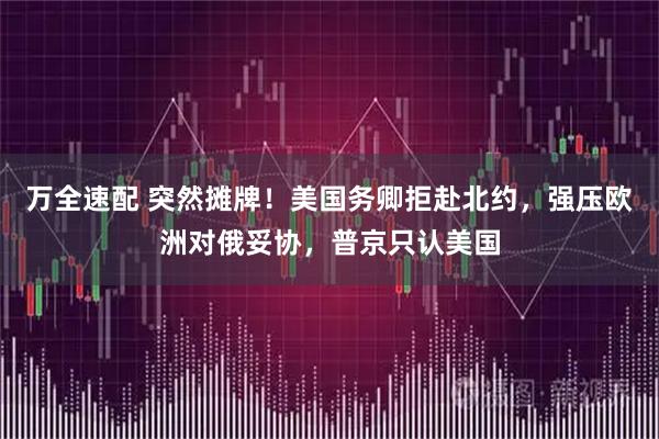 万全速配 突然摊牌！美国务卿拒赴北约，强压欧洲对俄妥协，普京只认美国